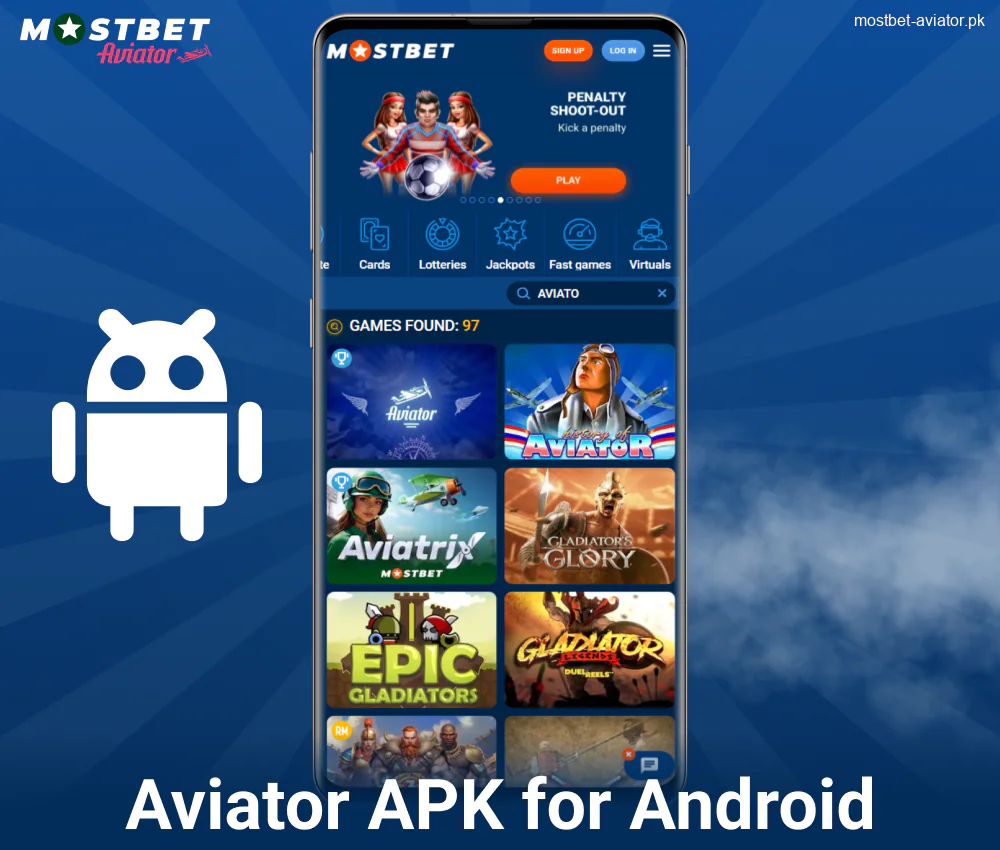 Download Mostbet Aviator PK on Android