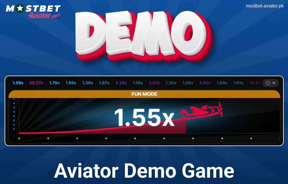 Trial Version of Mostbet Aviator PK