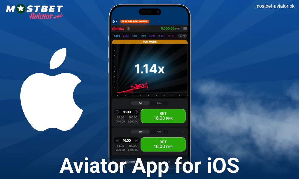 Download Mostbet Aviator PK on iOS