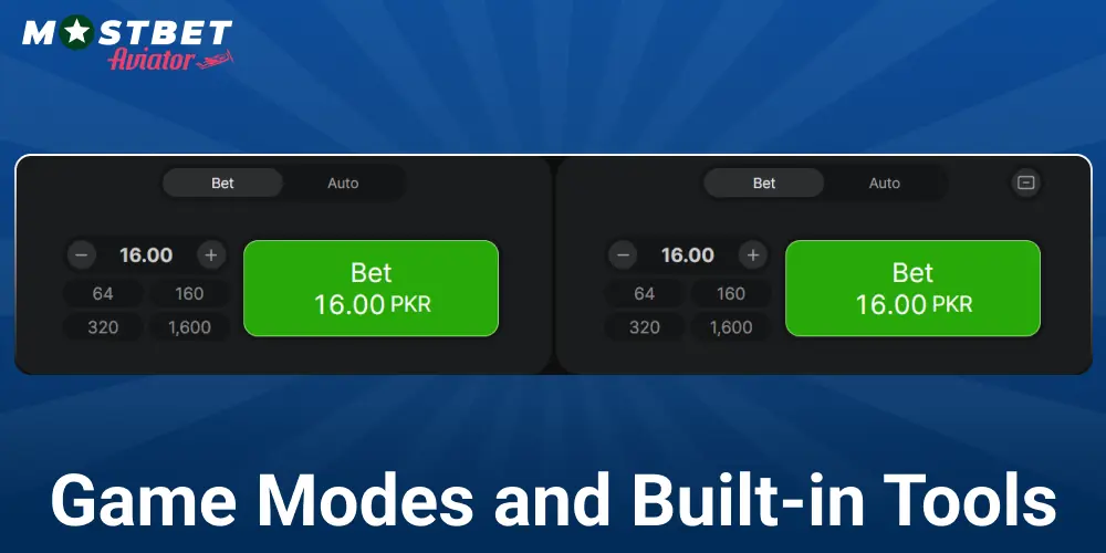 Mostbet Aviator game interface for Pakistanis
